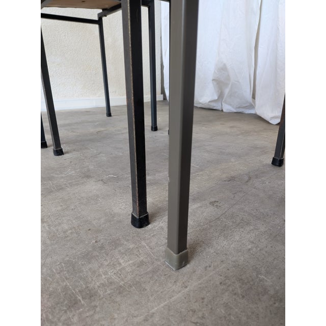 Vintage Industrial Dining Chairs from Stool Kamnik, 1970s, Set of 4 For Sale - Image 12 of 18