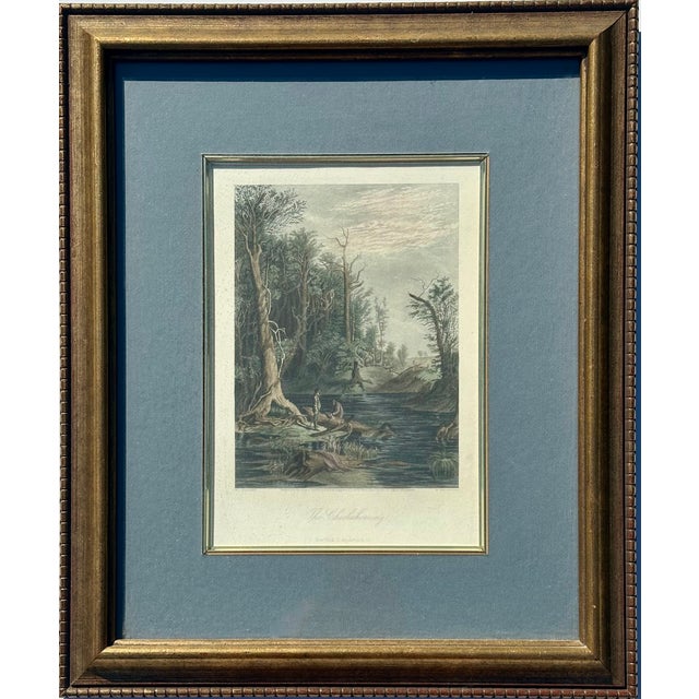American Chicahominy, Virginia Original Framed Print, 1872 For Sale - Image 3 of 3