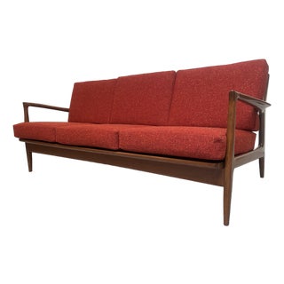 Mid-Century Danish Teak 3-Seater Sofa For Sale