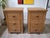 Vintage Bedside Tables in Oak, Set of 2 For Sale - Image 4 of 18