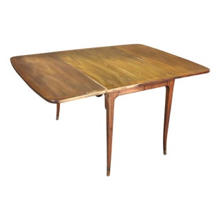 Mid 20th Century Drop Leaf Dining Table / Extra Leaves For Sale