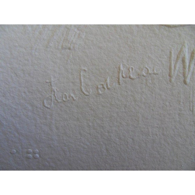 Modern Jean Cocteau, Le penseur, Etching For Sale - Image 3 of 4