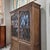English Art Nouveau Display Cabinet in Stained and Gilded Pine, 1930 For Sale - Image 6 of 18