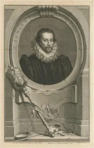 Portrait of Sir Edward Coke, Paper