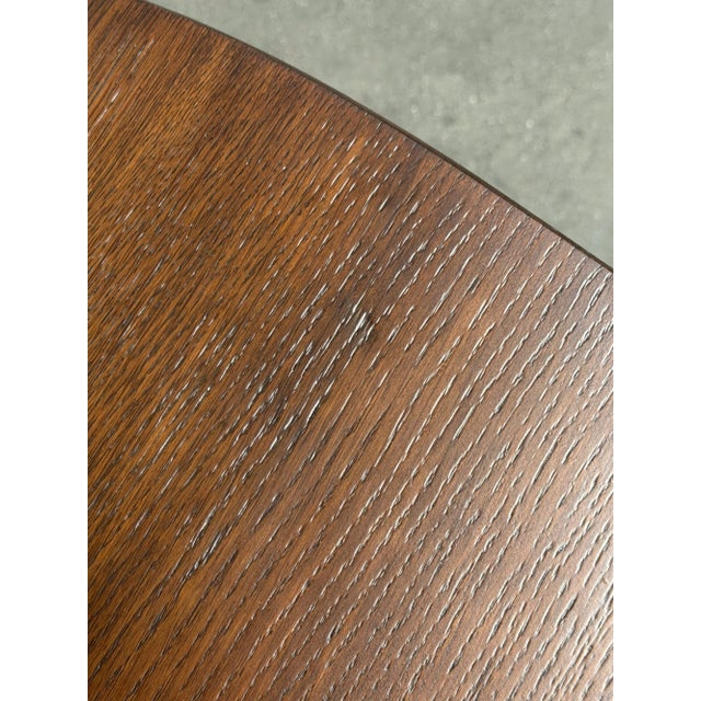 Vintage Oak Two-Tier Side Table For Sale - Image 9 of 9
