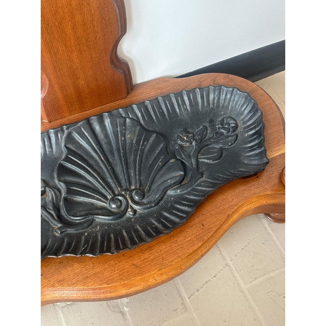 Antique Victorian Walnut Hall Tree With Mirror For Sale - Image 13 of 13