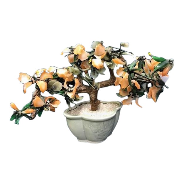 Mid 20th Century Vintage Jade Bonsai Tree Chairish