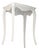 White 1920s Petite Antique White French Side Table For Sale - Image 8 of 8