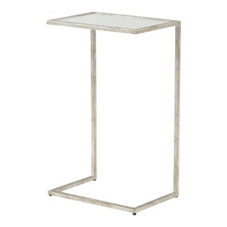 Chelsea House Matteson Side Table in Silver For Sale