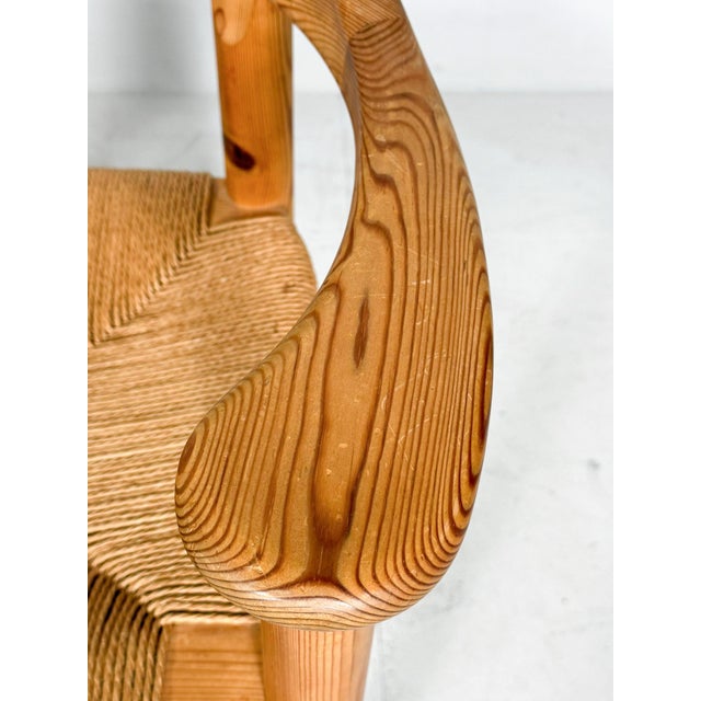 Dining Chairs in Pine and Paper Cord by Rainer Daumiller and Poultries Pedersen for Grammrode, 1970s, Denmark, Set of 4 For Sale - Image 10 of 17