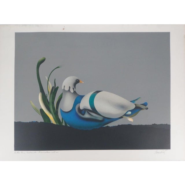 Jean-Paul Donadini, Le pigeon voyageur, Lithograph For Sale - Image 9 of 9