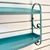1970s Vintage Boho Chic Atomic Style Metal Bathroom Wall-Mounted Shelf With Towel Bar. For Sale - Image 13 of 13