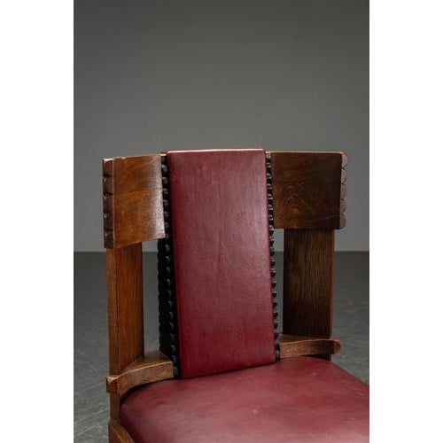 Amsterdamse School Accent Chair from Architects A. Eibink & J.A. Snellebrand For Sale - Image 3 of 16