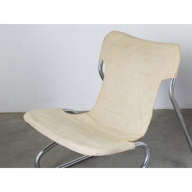 Beige Lounge Chairs, 1970s, Set of 2 For Sale - Image 8 of 9