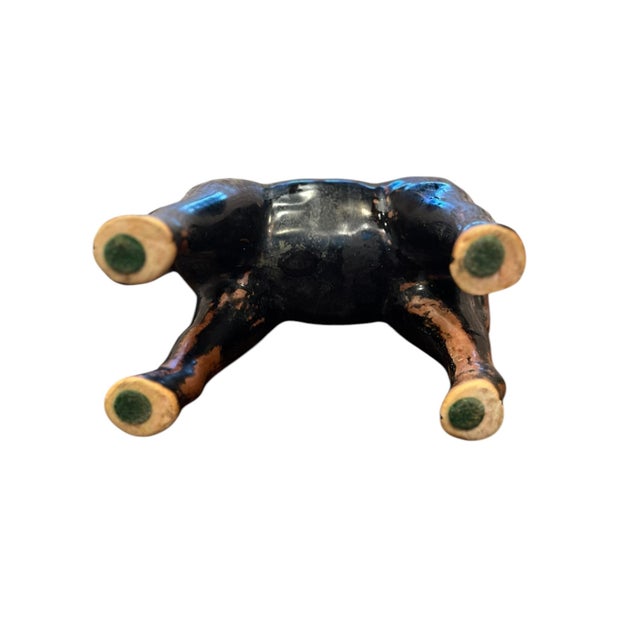 Brown Antique 19th Century Chinese Figure of a Horse in Mottled Brown Glaze For Sale - Image 8 of 11