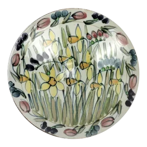 Bright Floral Porcelain Bowl by Judy Joy