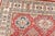 Kazak Rug 9'1'' X 12'2'' Red Wool Geometric Hand-Knotted Oriental Carpet For Sale In Philadelphia - Image 6 of 12