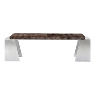 LV Bench in Aluminum by Pietro Franceschini For Sale