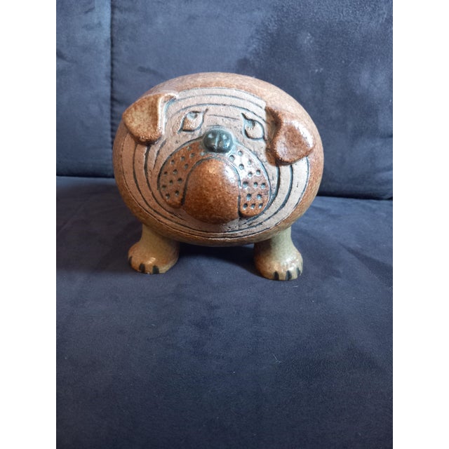 Ceramic Bulldog Figurine by Lisa Larson for Gustavsberg, 1970s For Sale - Image 6 of 6
