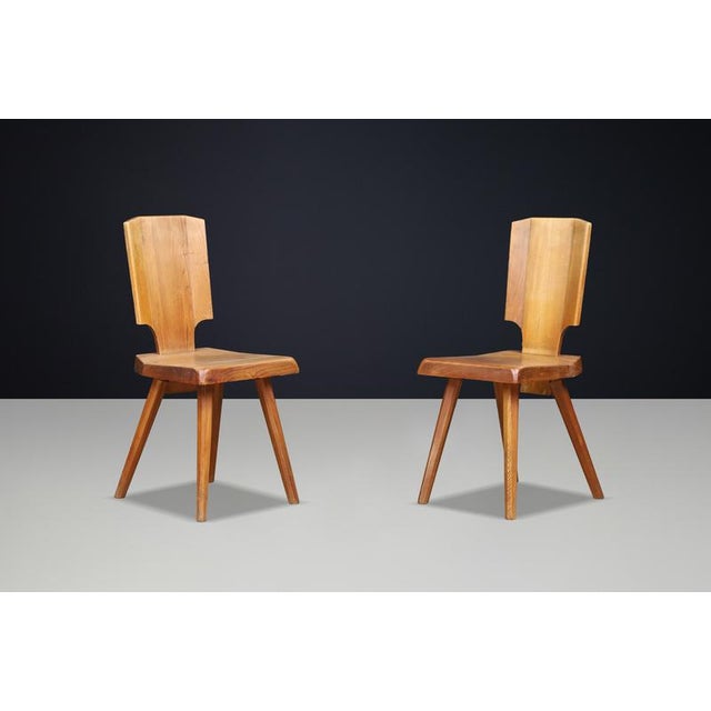 S28 Dining Chair in Elm from Pierre Chapo, France, 1972 For Sale - Image 9 of 16