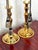 Late 20th Century Late 20th Century Brass Candlestick Lamps With Tassels - Pair For Sale - Image 5 of 10