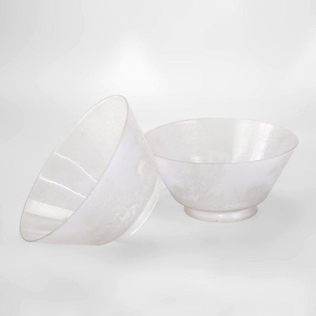 Pair of Antique Figural Elk Etched Glass Lamp Shades C1890 For Sale - Image 10 of 10