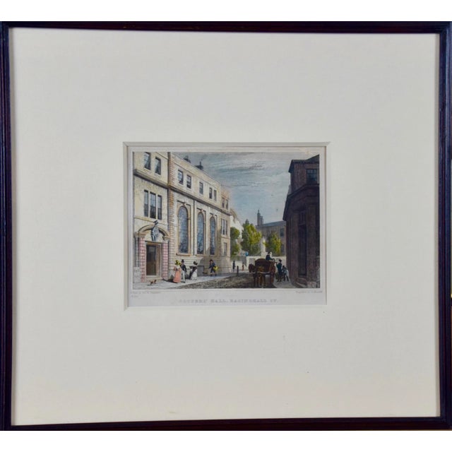 Three 19th C. Hand Colored Engravings of London Architecture by T. Shepherd, 1828 For Sale - Image 11 of 12