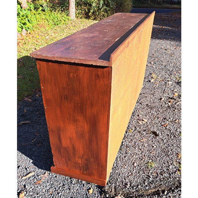 Antique 54 Drawer Pine Apothecary Cabinet For Sale - Image 10 of 16