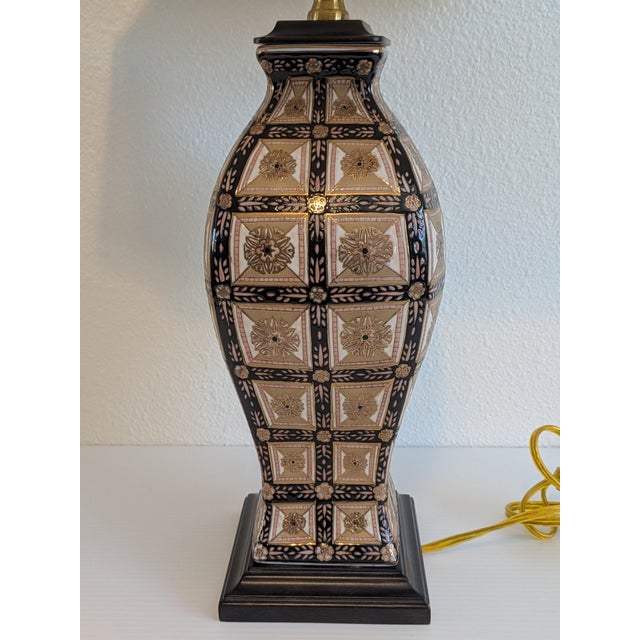 Pair Vintage Bombay Company Baroque / Asian Style Lamps For Sale In Santa Fe - Image 6 of 6