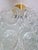 Ceiling Light in Brass and Textured Clear Glass by Helena Tynell for Glashütte Limburg, 1970 For Sale - Image 9 of 16
