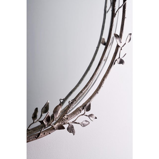 Brilliant Gold Lennox Vine and Leaf Wall Mirror For Sale - Image 11 of 12
