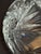 Antique Abp Cut Glass Pedestal Bowl Large 10.75 Centerpiece Compote Pinwheel Hobstar For Sale In Boston - Image 6 of 13