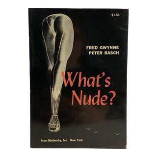 1960 What's Nude? Fred Gwynne Book For Sale