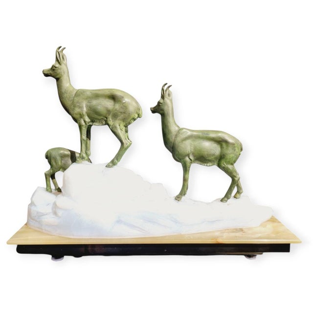 Art Deco Sculpture Lamp from Fritz Diller, 1930s For Sale - Image 4 of 15