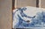 18th Century 18th Century Portuguese Tile Mythical Creature Fragment Blue & White Antique Hand Painted For Sale - Image 5 of 6