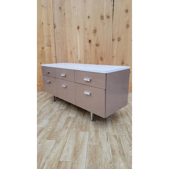 Herman Miller Mid Century Modern Management Group Metal Credenza by George Nelson For Sale - Image 4 of 11