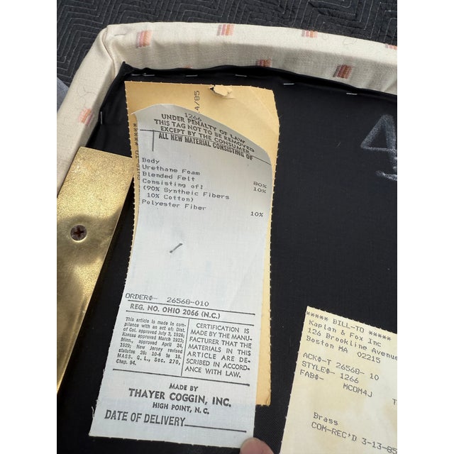 Milo Baughman for Thayer Coggin Cantilever Hollywood Regency Accent Chair For Sale - Image 13 of 15