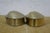 Metal Mid 20th Century 2 Brass Nautical Beach Clam Sea Shell Keepsake Trinket Boxes Compotes 5" For Sale - Image 7 of 16