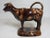 Staffordshire Brown Glazed English Staffordshire Cow Creamer For Sale - Image 4 of 13