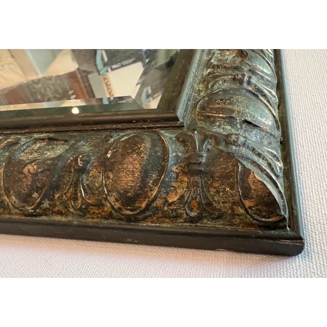 Hand Crafted Italian Wood Mirror For Sale - Image 10 of 15