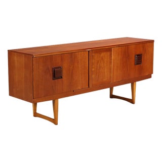 English Sideboard with Bar Compartment For Sale