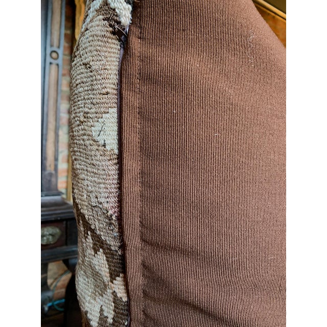 Custom-Made Pillow With Antique Kilim Textile For Sale - Image 9 of 9