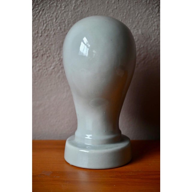 Ceramic Enamelled Ceramic Mannequin Head, West Germany, 1970s For Sale - Image 7 of 10