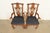 1980s Henredon Georgian Carved Solid Oak Armchairs, Pair For Sale - Image 5 of 16