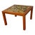 1960s Danish Teak Tiled Side Table For Sale