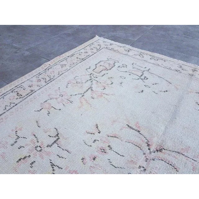 Beige 1960s 5x9 Anatolian Handknotted Floor Rug For Sale - Image 8 of 11