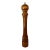 Large Vintage Walnut-Stained Hardwood Pepper Mill, 18” — Professional Series Made in Usa For Sale