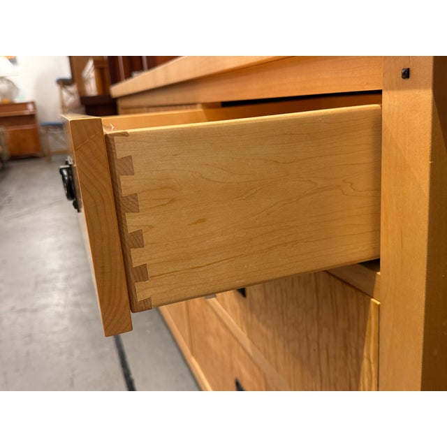 Berkeley Mills Bird's Eye Maple Wood Dresser For Sale - Image 18 of 18