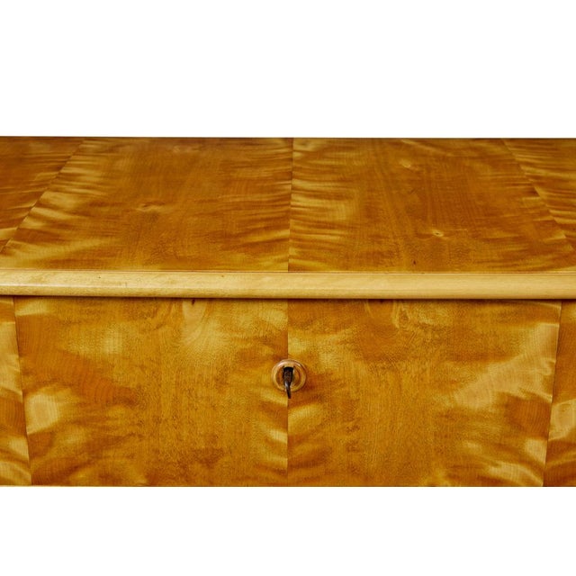 Swedish Birch Chest of Drawers, 1880 For Sale - Image 3 of 10