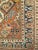 Cream Vintage Persian Tabriz Area Rug, Handwoven Heriz Serapi Geometric Pattern, Ivory & Red, 5’ X 6’ For Sale - Image 8 of 11